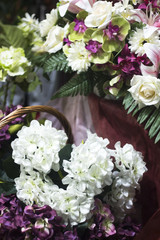 Obraz na płótnie Canvas Florists shop flowers bouquet