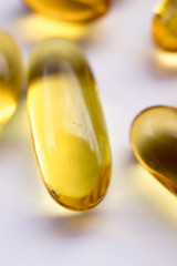 Cod fish liver oil capsules