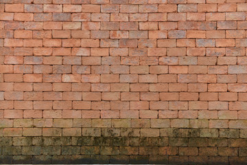 brick wall background. old brick masonry texture