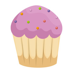 sweet cupcake pastry icon