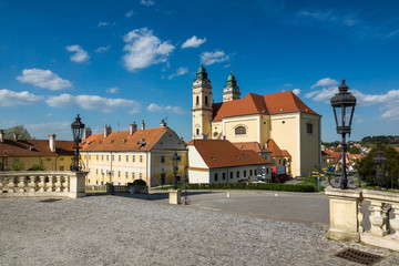 Fototapeta na wymiar Church of the Assumption in Valtice, South Moravia, Czech Republic