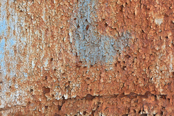 Rusted paint texture