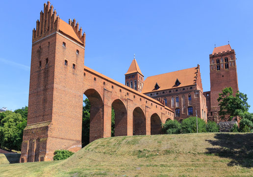 Kwidzyn - a medieval castle of Teutonic Order and a cathedral