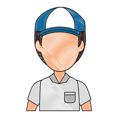 delivery worker avatar character