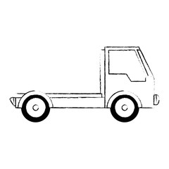 delivery truck isolated icon