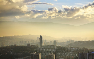 Panoramic view of Sarajevo. Bosnia and Herzegovina