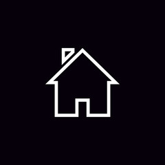 Fototapeta premium Estate home vector icon