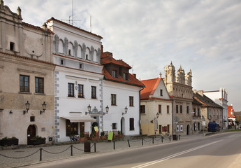 Fototapeta na wymiar Senatorska street in Kazimierz Dolny. Poland
