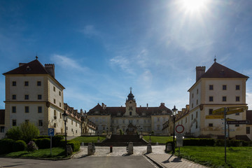 Fototapeta na wymiar Castle in Valtice, South Moravia, Czech Republic
