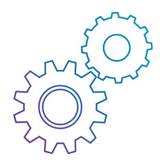 gears machinery isolated icon vector illustration design