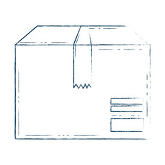 packing box carton icon vector illustration design