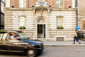 A typical view of the City of london