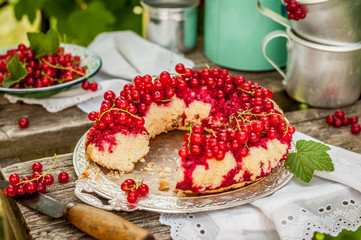 Red Currant Upside Down Bundt Cake