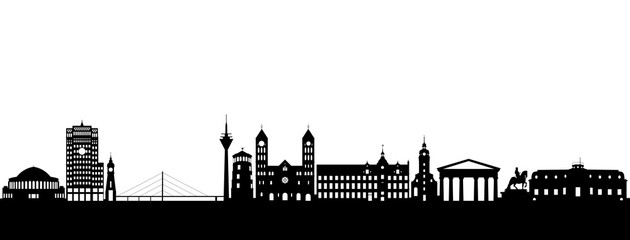 Düsseldorf, Silhouette © SG- design