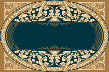 Ornate decorative vintage design