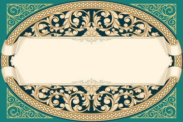 Ornate decorative vintage design