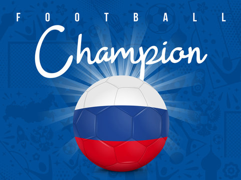 RUSSIE - CHAMPION FOOTBALL 