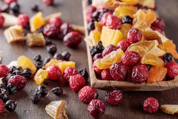 Zelfklevend Fotobehang Dried fruits and berries. © Igor Normann