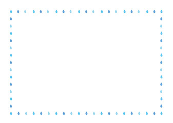 水・雫のメッセージ素材