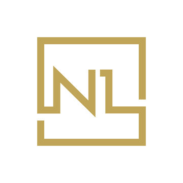 two letter logo line square NA TO NZ
