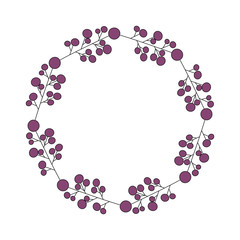 crown with branch and seeds natural icon