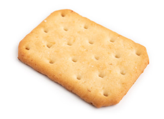 Biscuit Texture Closeup Details Isolated On White