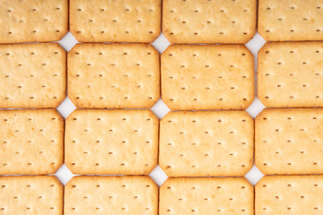 Biscuit isolated on white background