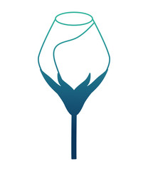 rose beautiful flower icon vector illustration design