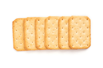 Biscuit isolated on white background