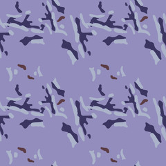 Camo background in different shades of violet and brown colors