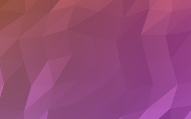 Obraz premium Abstract triangle geometrical pink background. Geometric origami style with gradient. 3D illustration