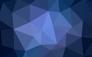 Dark Purple vector abstract mosaic pattern.