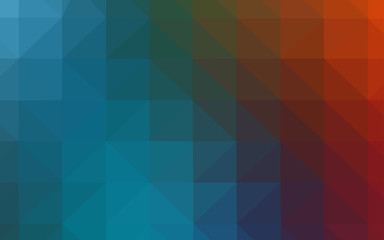 Light Blue, Red vector abstract polygonal pattern.