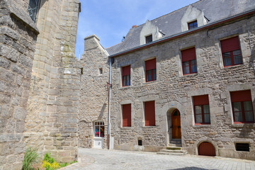 Fototapeta na wymiar Ville de Guérande en Loire-Atlantique en Bretagne