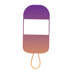 ice cream bar icon over white background, vector illustration