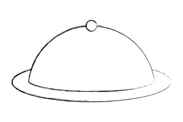 tray server isolated icon vector illustration design