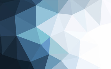 Fototapeta premium Light BLUE vector shining triangular cover.