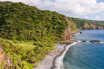 Scenic Maui Coastline Near Hana