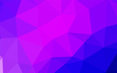 Light Pink, Blue vector polygon abstract layout.