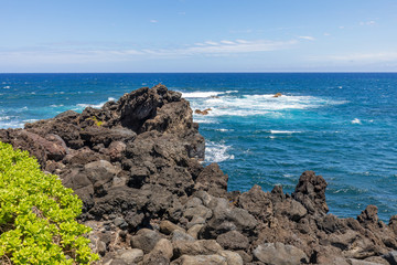 Fototapeta na wymiar Scenic Maui Coastline Near Hana