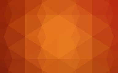 Light Red vector abstract polygonal background.