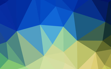 Obraz na płótnie Canvas Light Blue, Green vector abstract mosaic pattern.