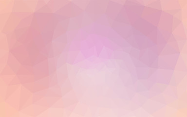 Fototapeta na wymiar Light Pink vector shining triangular cover.