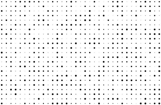 Grunge halftone background. Digital gradient. Dotted pattern with circles, dots, points Vector illustration