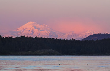 Sunset on Mt. Baker