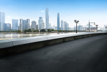 Highway and city modern architecture in Chongqing