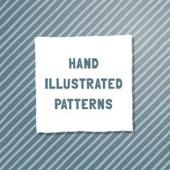 Vector hand-illustrated seamless texture.