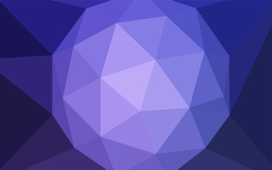 Fototapeta premium Light Purple vector polygon abstract backdrop.