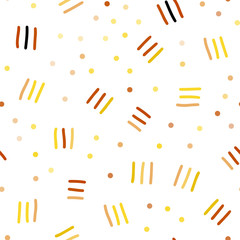 Light Orange vector seamless layout with simple elements.