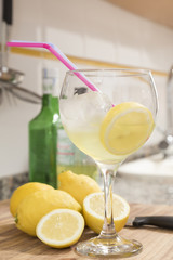Fototapeta premium preparing mojitos or lemonades
